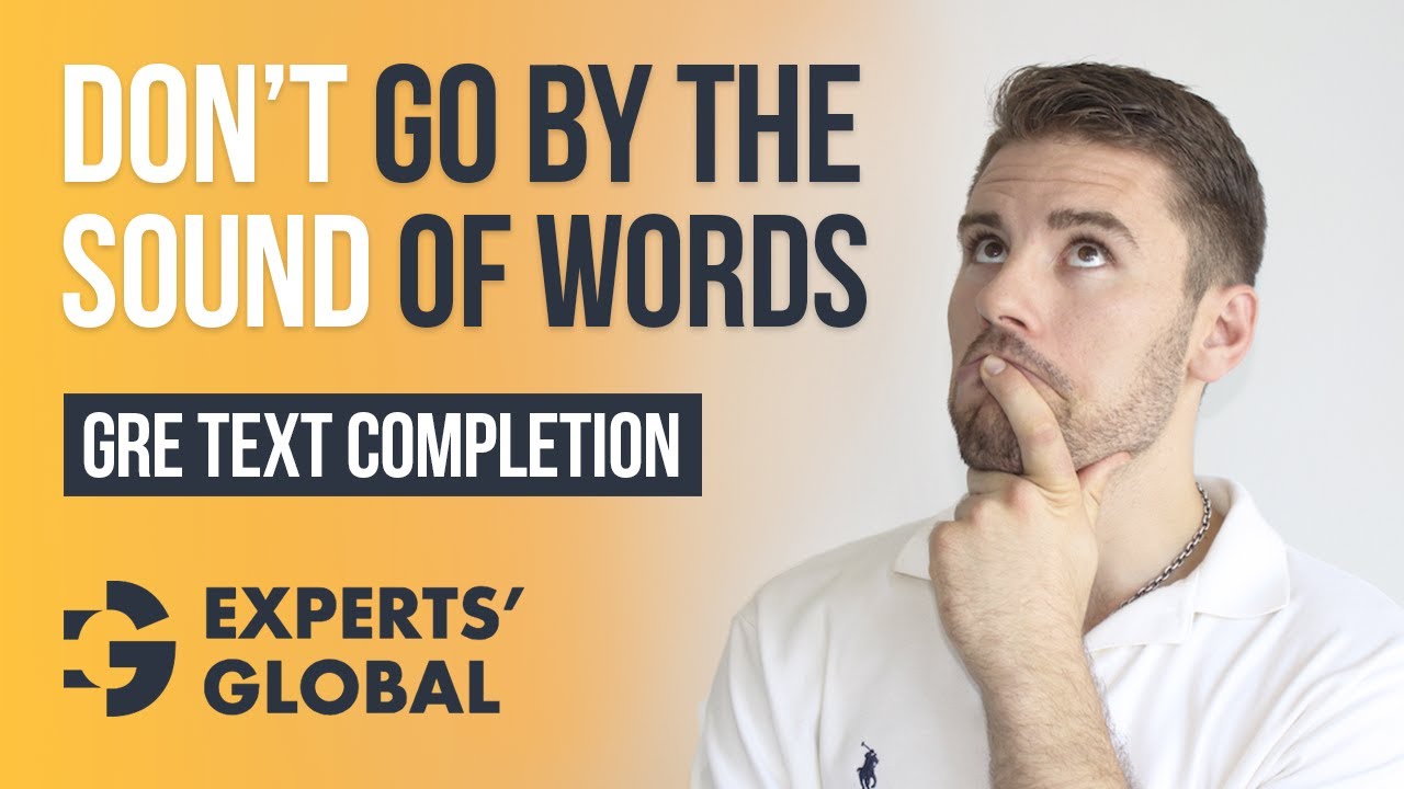 GRE TC Распространенная ошибка 3 - Ориентироваться на ЗВУЧАНИЕ слов | Подготовка к GRE от эксперт...