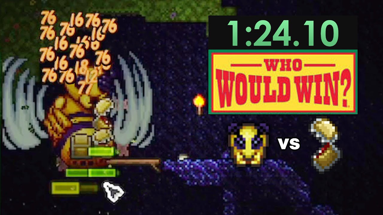 Killing Queen Bee with Mimics? Terraria Speedrun WR in 124.10 (Classic, Seeded) YouTube