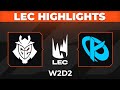 G2 vs KC Highlights | LEC 2026 Versus | G2 Esports vs Karmine Corp by Onivia