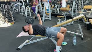 Flat Bench Dumbbell Press