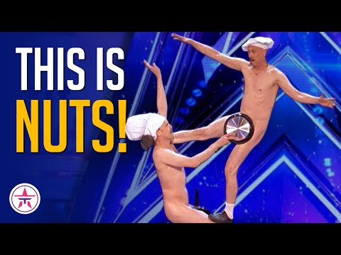 Men with Pans Get NAKED and SHOCK Everyone on America's Got Talent!