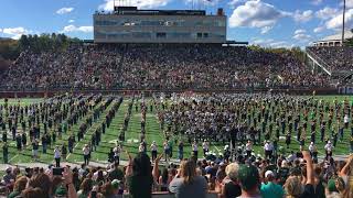Ohio University Marching 110 and Alumni - Homecoming Halftime Show 2017 - Fight Song
