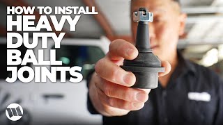 How to Install Ball Joints on a Jeep JL Wrangler or JT Gladiator with Heavy Duty ones by Synergy