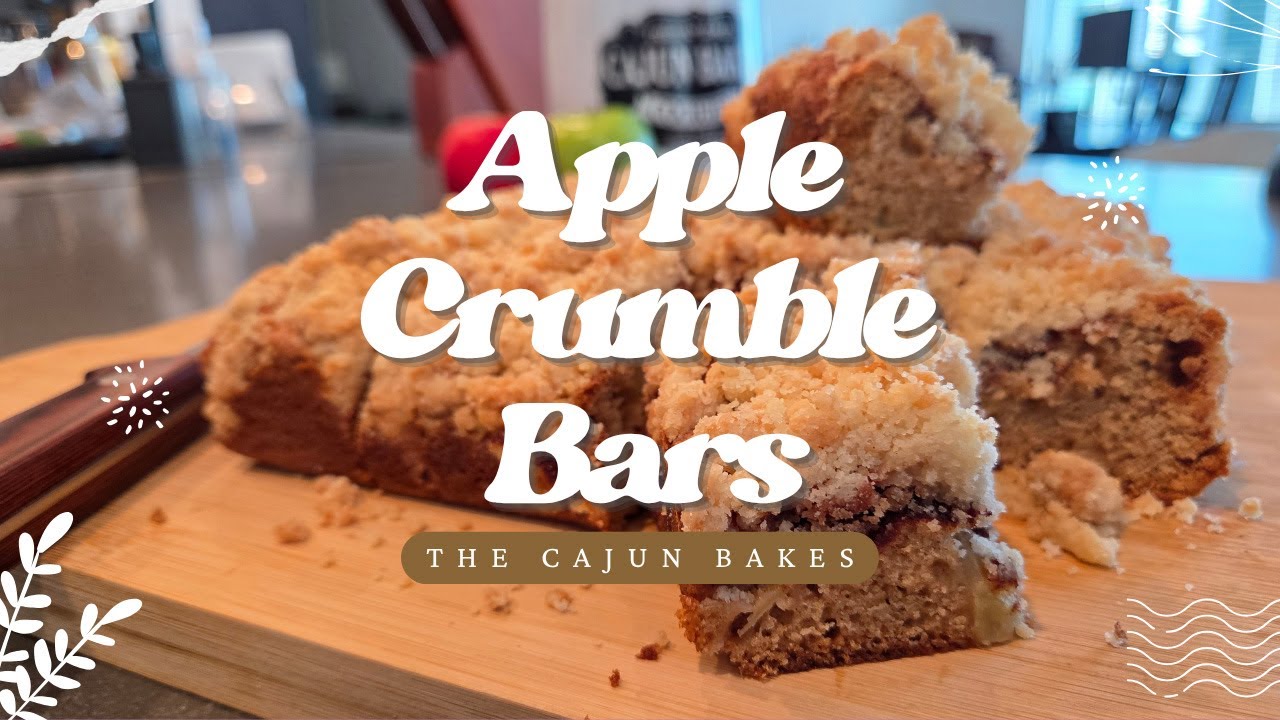 Apple Crumble Bars Recipe (EASY Fall Dessert!)