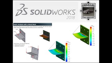 Static Analysis with Mixed Mesh - Solidworks 2018 Premium