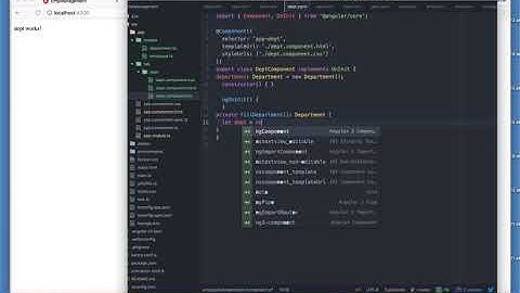 Single page App using Angular