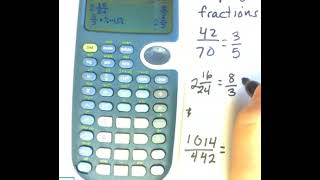 Fractions TI 30 XS Multiview