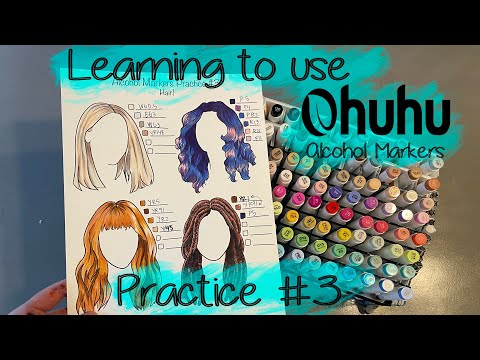 How To Color Skin with Ohuhu Alcohol Markers