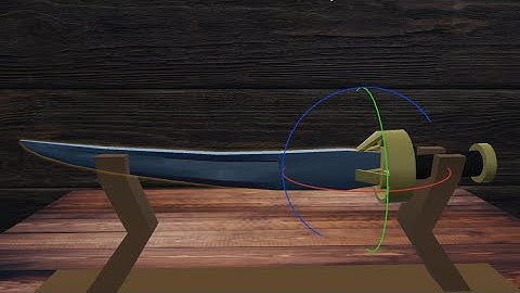 animating a sword in prisma 3d