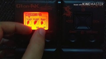 Zoom G1on | Marshall Plexi | Patch Settings.