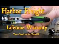 Harbor Freight Lifetime Warranty No Questions Asked Too Good to Be True