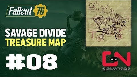 Fallout 76 - Savage Divide Treasure Map #08 Location