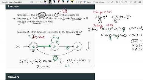 Tutorial 4 - Closure properties of regular languages & Regular expressions