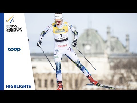 Highlights | Nilsson and Østberg celebrate | Ladies' Pursuit | Quèbec | FIS Cross Country