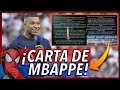 DIOOS🔥¡MBAPPE HABLA del REAL MADRID en una CARTA!