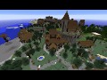 Minecraft Medieval Town Fly Over Work In Progress