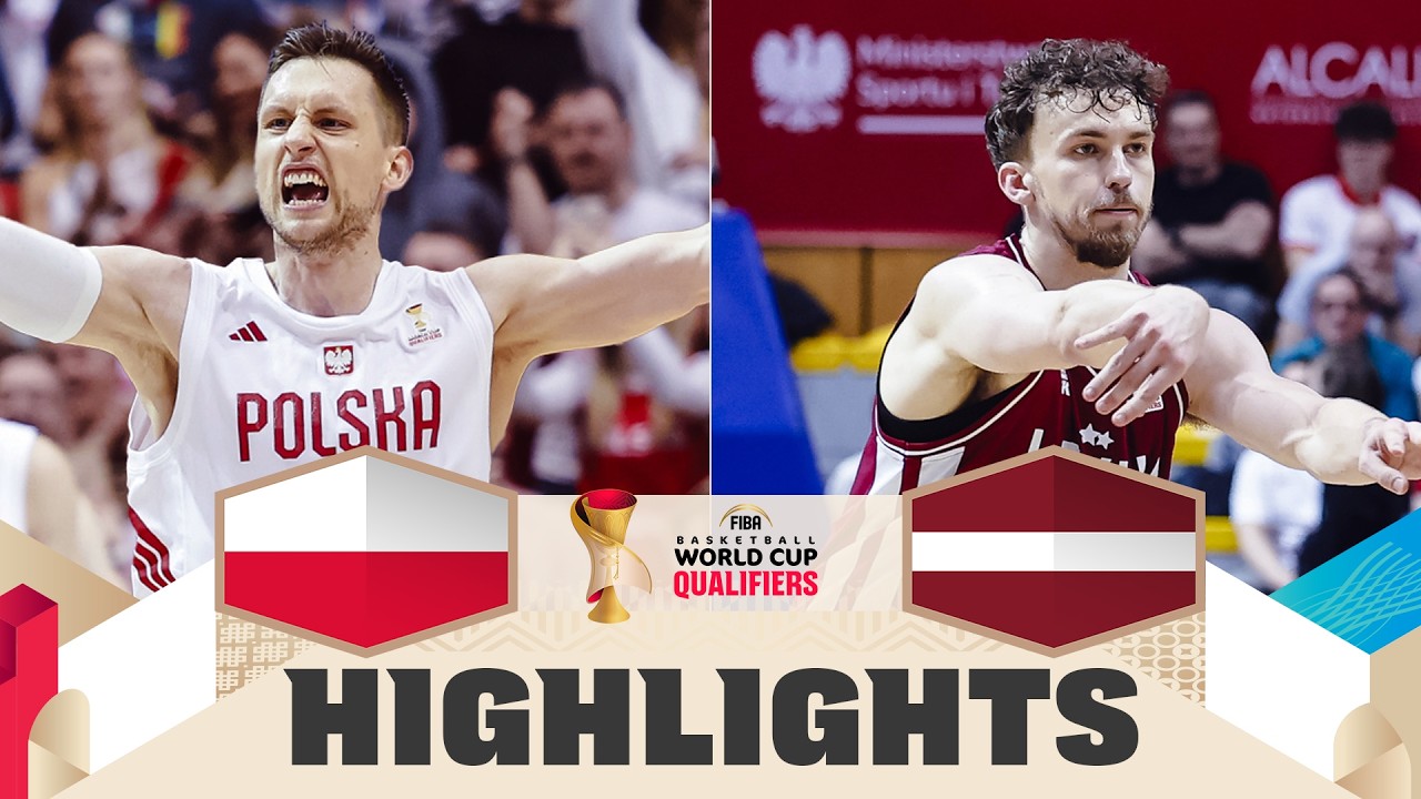 Poland 🇵🇱 v Latvia 🇱🇻 | Highlights | FIBA Basketball World Cup 2027 European Qualifiers