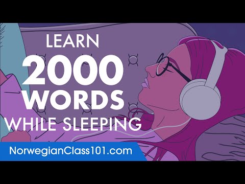 Norwegian Conversation: Learn while you Sleep with 2000 words