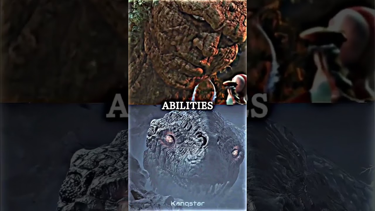 World Serpent vs Gaia (God Of War)