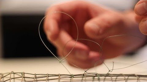 How to Make and Attach Nooses to a Bal-Chatri Falconry Trap