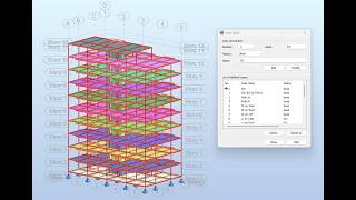 thesis project 10 floor by Robot Structural Analysis (How to make Load type for Apply Load)