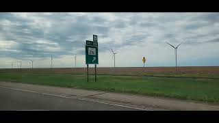 Texas Panhandle Wind Turbines PT 1 (Tesla Road Trip 05112024)