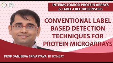 Conventional label based detection techniques for Protein microarrays