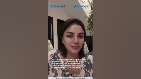 Thumbnail of NIKITA MIRZANI JOINS THE VIRAL 47-SECOND VIDEO LIKE REBECCA KLOPPER | @TribunLampungOfficial