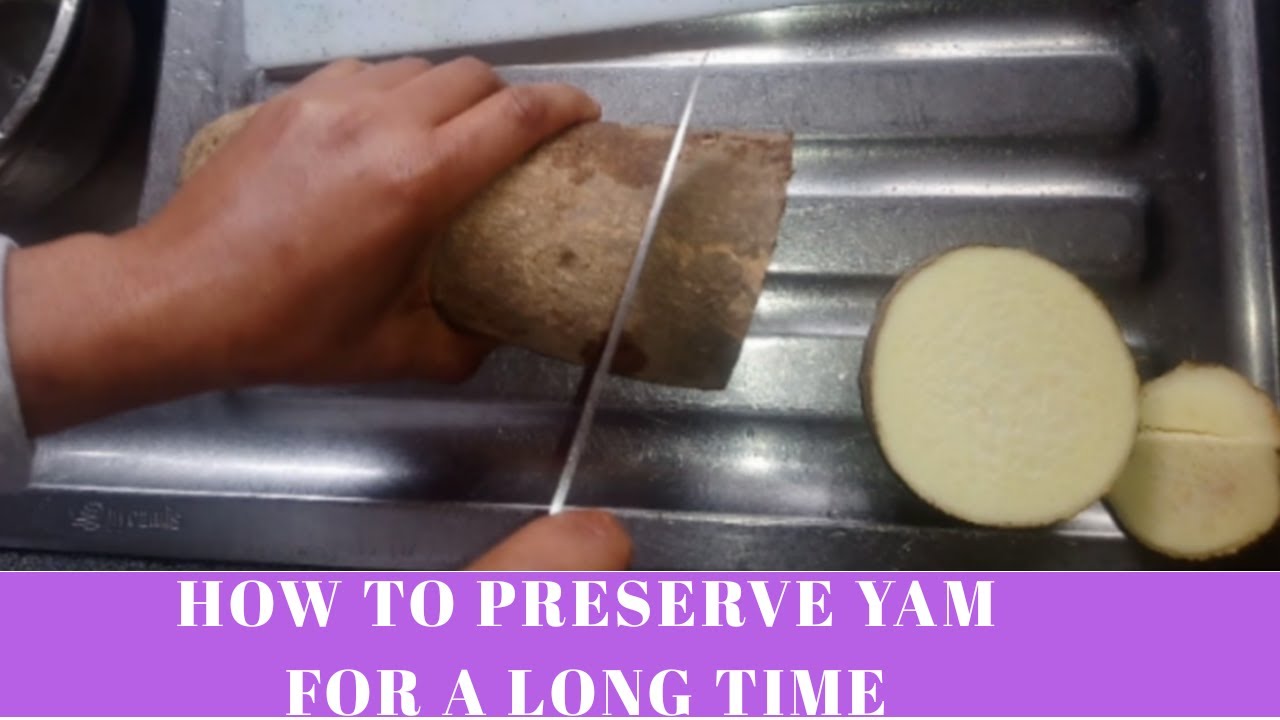 How To Preserve or Store Yam for Future Use • Frozen Yam YouTube