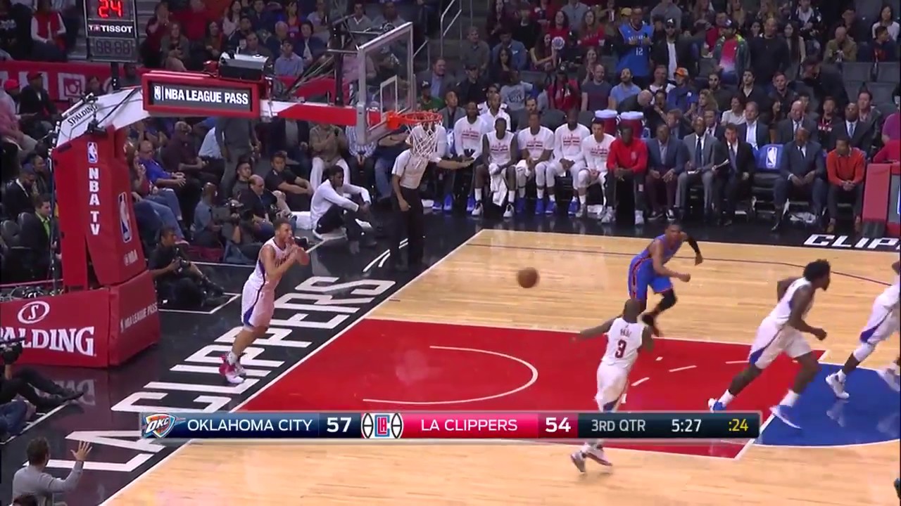 russell westbrook clippers dunk