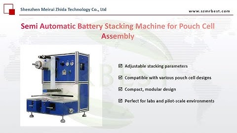Semi Automatic Battery Stacking Machine Operation
