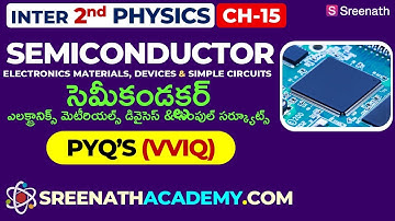 Semiconductor Electronics PYQs | Inter 2nd Year Physics - Chapter 15 (TS & AP Board)