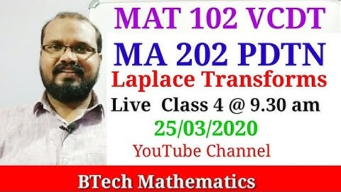 Second Shifting Theorem | Laplace Transforms (Part 4)| S2(2019 Syllabus) | S4(MA 202)