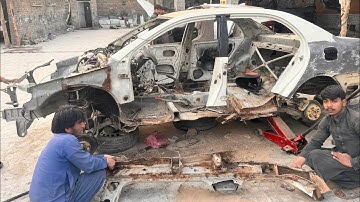 Most Incredible process Toyota Corolla Fully Restoration part 1