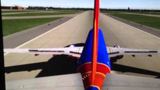 Southwest Airlines Boeing 737 Landing at Atlanta Hartsfield on X-Plane 10
