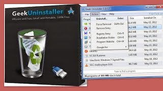 Geek Uninstaller تحميل برنامج حذف وإزالة البرامج من جودوريها - برامج مجانية screenshot 3