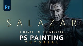 5 minutes painting: Pirates of the Caribbean 5 Cap Salazar