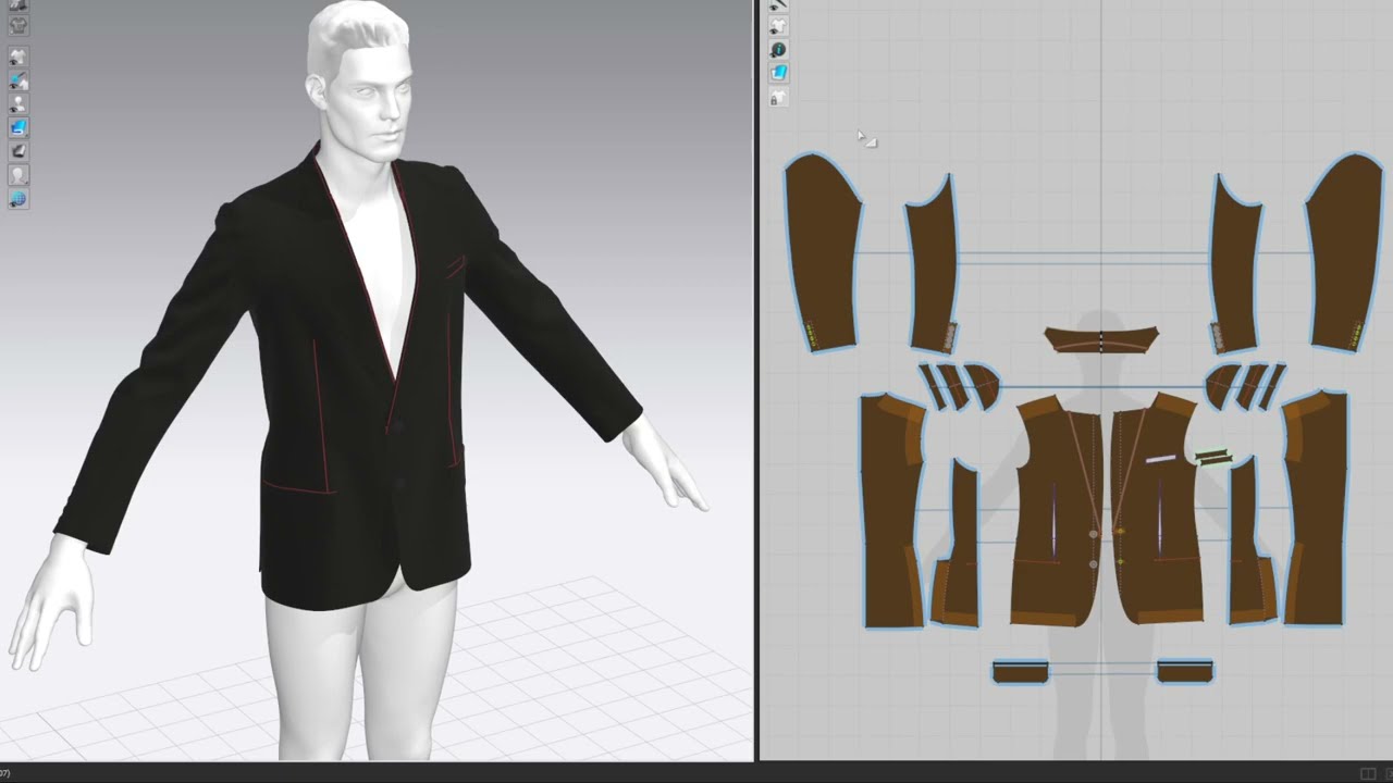 Classic Suit Jacket, Marvelous Designer, Clo3D - YouTube