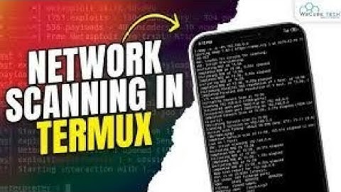 how to termux in wifi scan