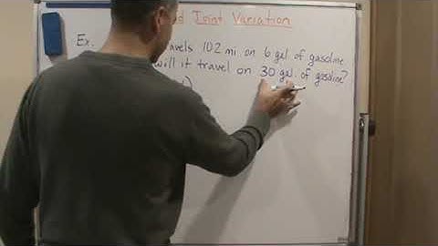 Applied Math   Sec  8 3 Direct Variation   Example 2