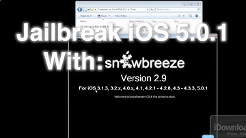 How to Jailbreak iOS 5.0.1 With Sn0wbreeze 2.9