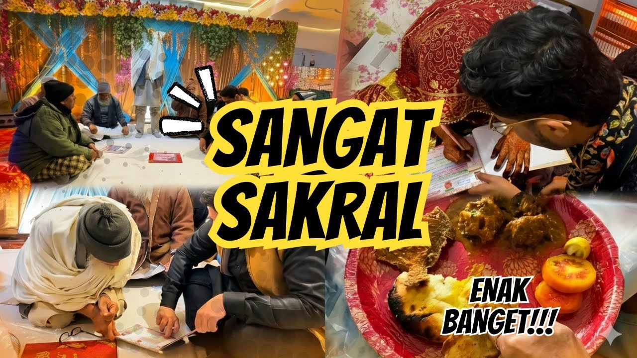 JUJUR‼️Ternyata Begini Suasana Pernikahan💍Muslim di India 🇮🇳😱| Vlog Kondangan #pernikahan