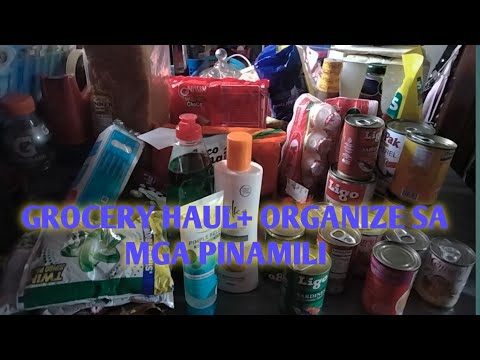 GROCERY HAUL || + GROCERY ORGANIZE SA PINAMILI