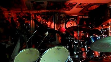 Korg Monotron Delay and Duo Ribbon Synth w Acoustic Drum Set Improvisation Kane Kerstetter