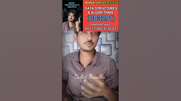 Data Structures & Algorithms(CD3291) Anna University#cd3291#datastructures#annauniversity#algorithms