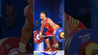 Li Dayin (89kg 🇨🇳) 173kg / 381lbs Snatch Opener! #weightlifting #slowmo