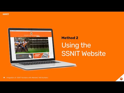 SSNIT - NIA Numbers Merger Process (Using the SSNIT Website)