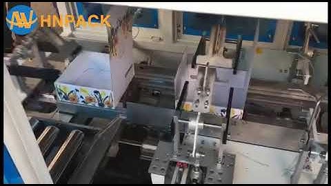 Hennopack three flap auto aircraft  tray box erector