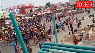 Protest rocks Ibadan over Naira swap and hike in fuel price