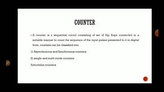 PYQ on DE Part 2 | Counters | Classification | 2 Bit Asynchronous binary counter